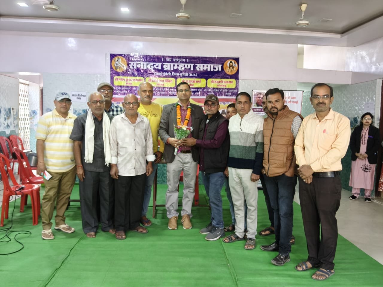 सामूहिक स्वास्थ्य परीक्षण शिविर का सफल आयोजन