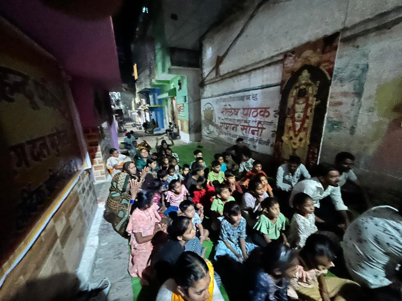 एंड्रुज वार्ड दाऊपारा बस्ती में मनाया रामोत्सव, गूंजे जय श्रीराम के जयकारे