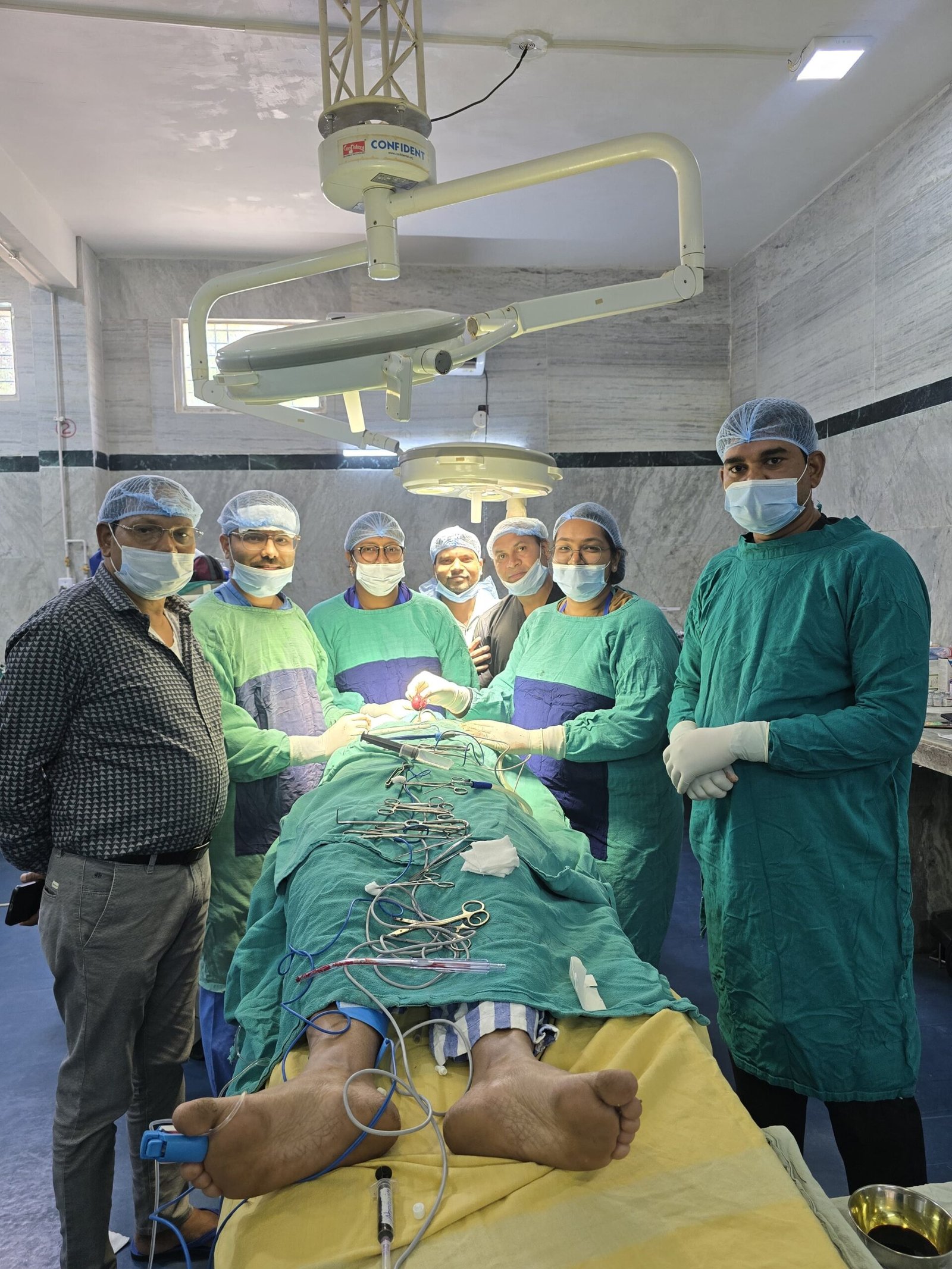 जिला चिकित्सालय मुंगेली में थायरॉयड सर्जरी सफल, मरीज स्वस्थ