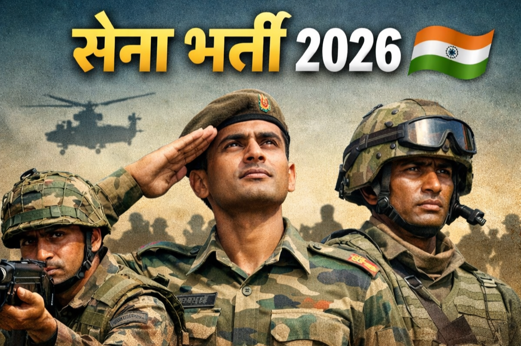 सेना भर्ती हेतु ऑनलाइन पंजीकरण की अंतिम तिथि बढ़ी, अब 10 अप्रैल तक करें आवेदन